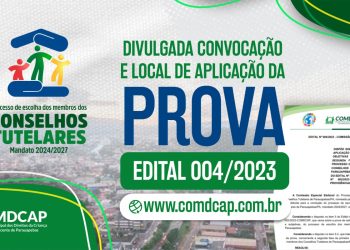 Comissão Especial Eleitoral do COMDCAP divulga local da prova para os pré-candidatos ao cargo de conselheiro tutelar de Parauapebas