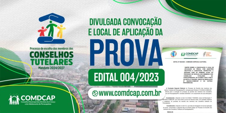 Comissão Especial Eleitoral do COMDCAP divulga local da prova para os pré-candidatos ao cargo de conselheiro tutelar de Parauapebas